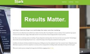 stark marketing homepage